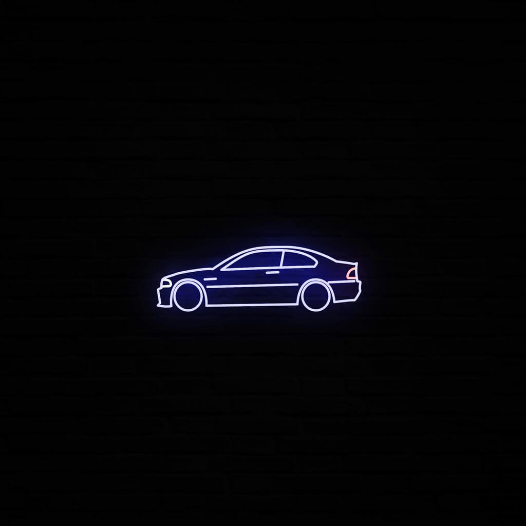 Samochód BMW Neon LED