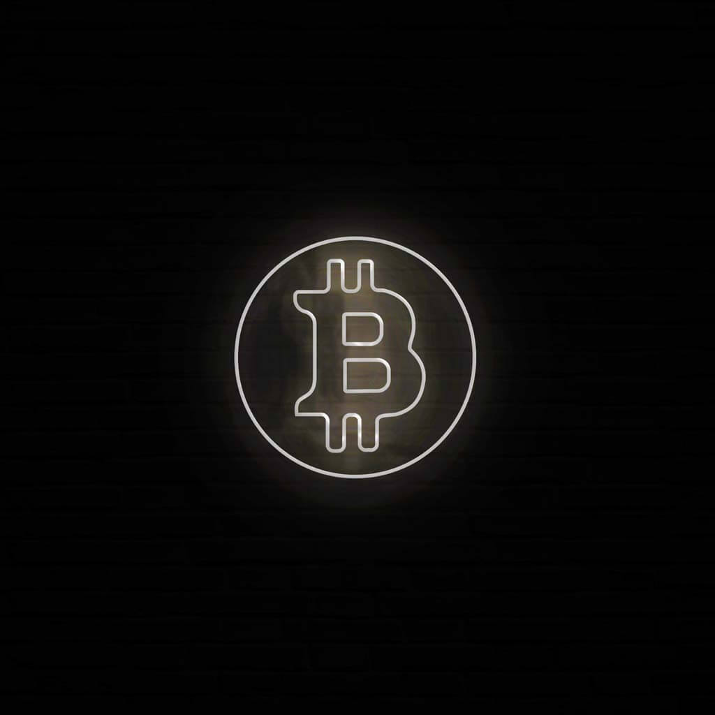 Bitcoin Neon LED