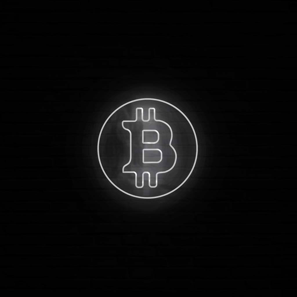 Bitcoin Neon LED