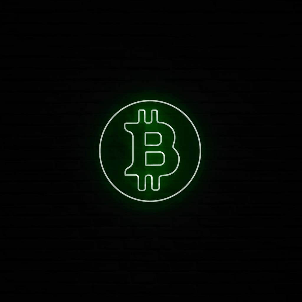 Bitcoin Neon LED