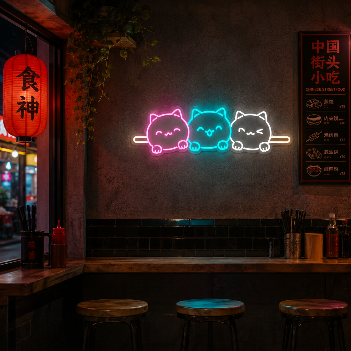 Chinese Streetfood Neon LED