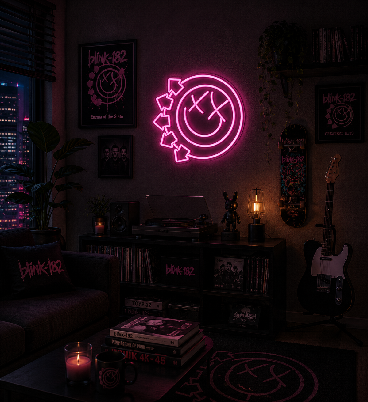 Blink 182 Neon LED