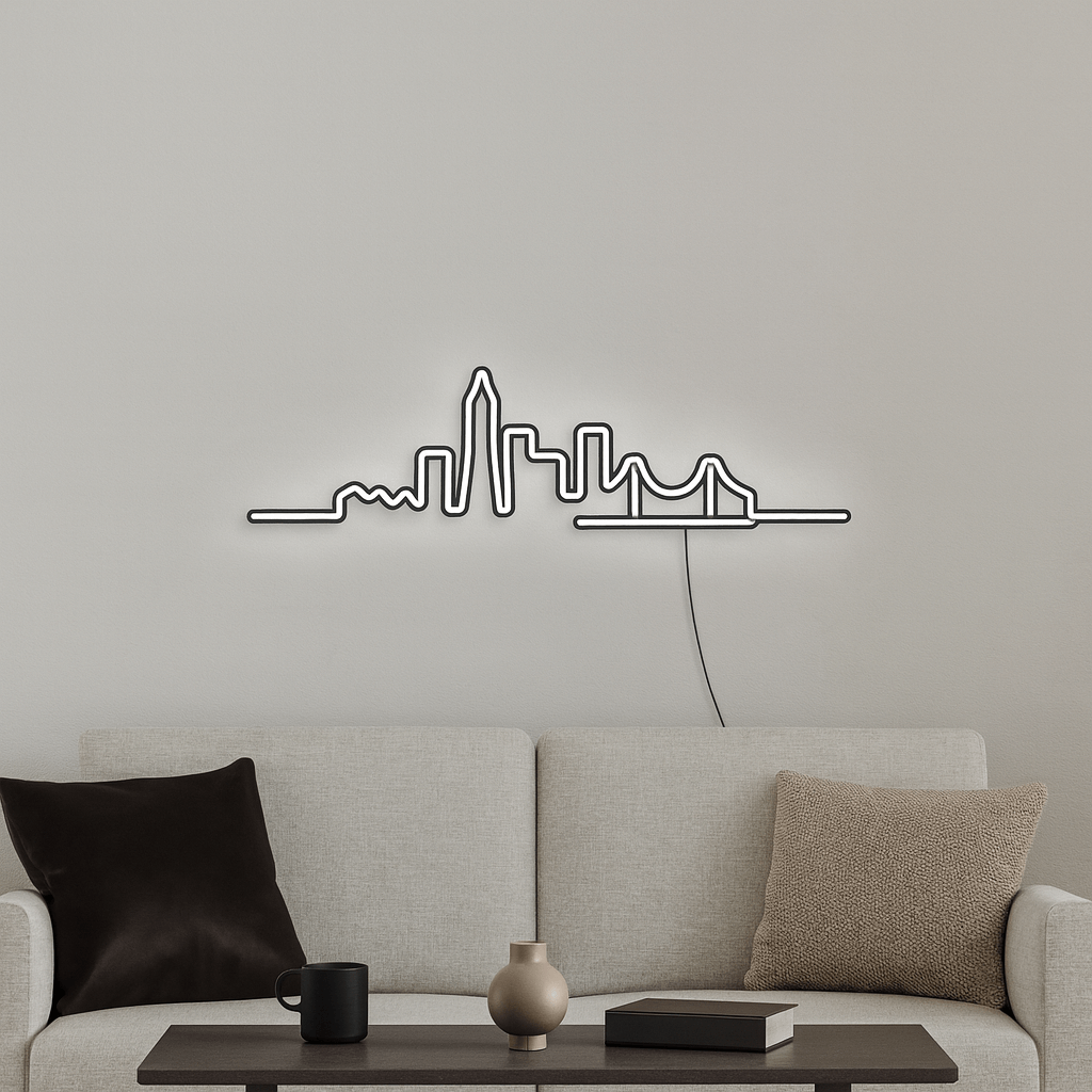 Panorama Miasta Neon LED