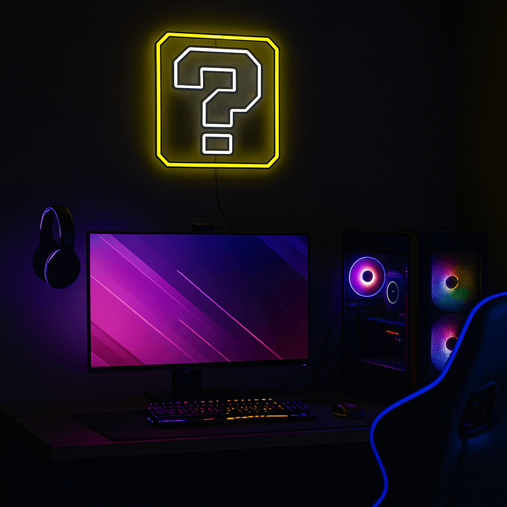 Lucky Block Neon LED