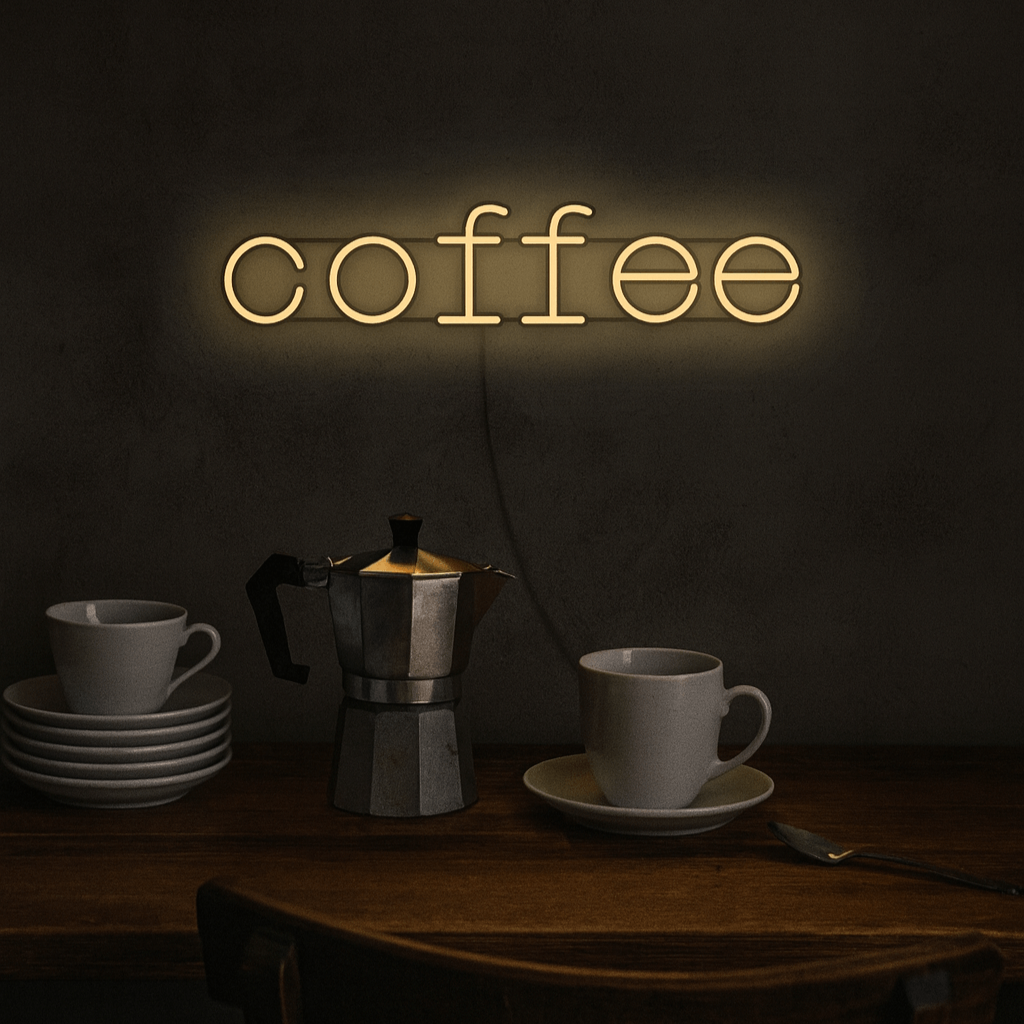 Coffee Neon LED
