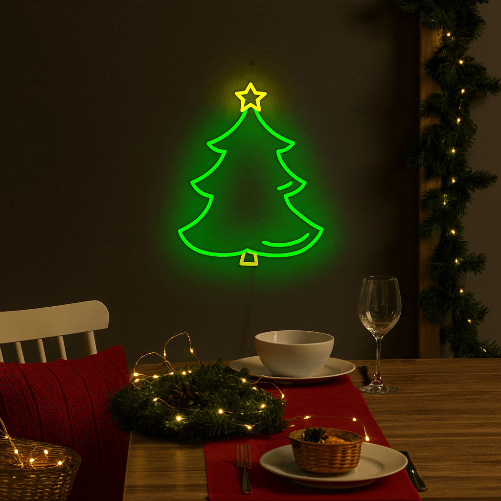 Choinka Neon LED