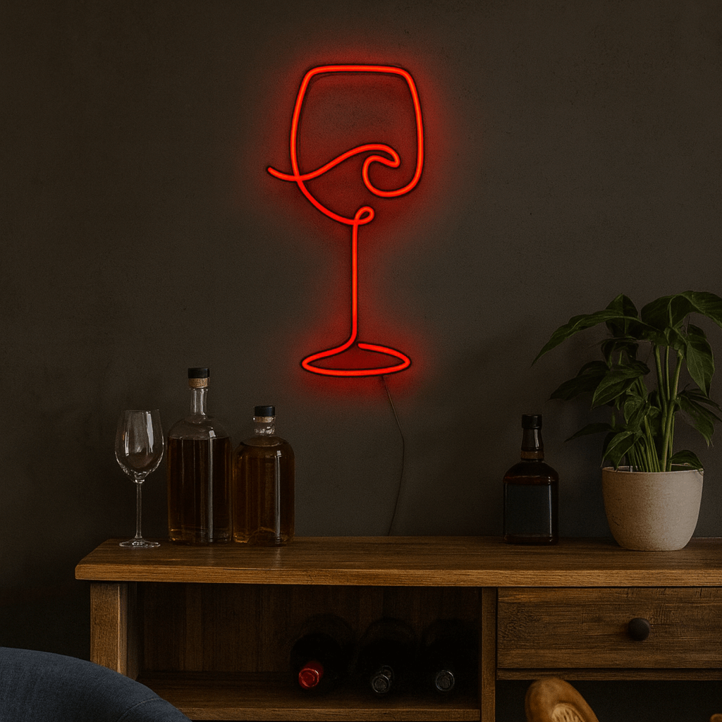 Lampka Wina Neon LED