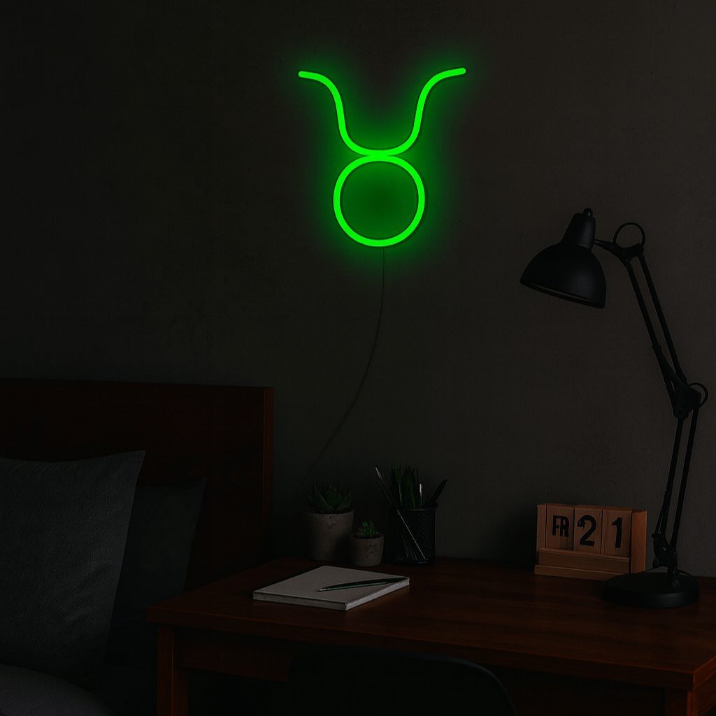 Znak Zodiaku Neon LED - Byk