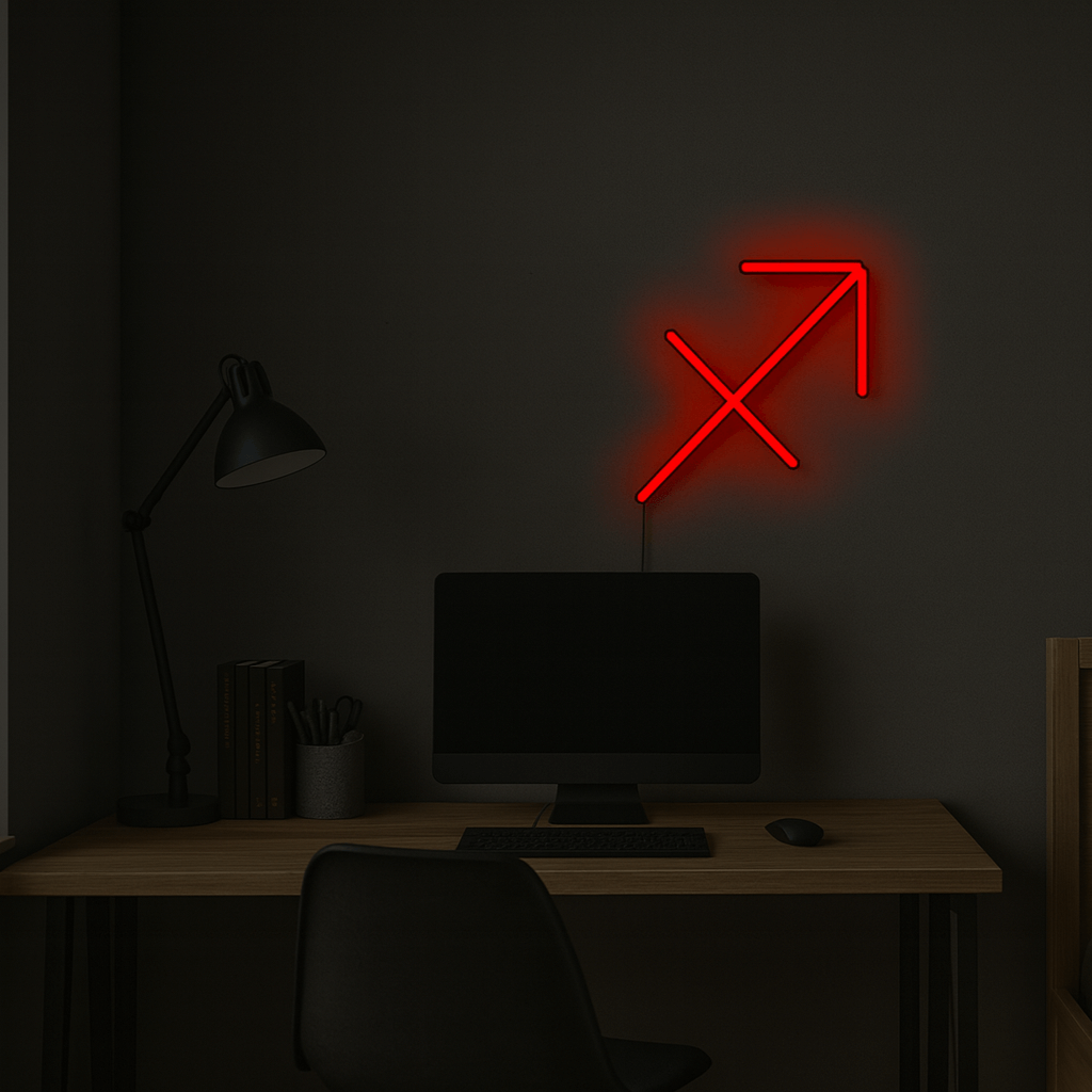 Znak Zodiaku Neon LED - Strzelec