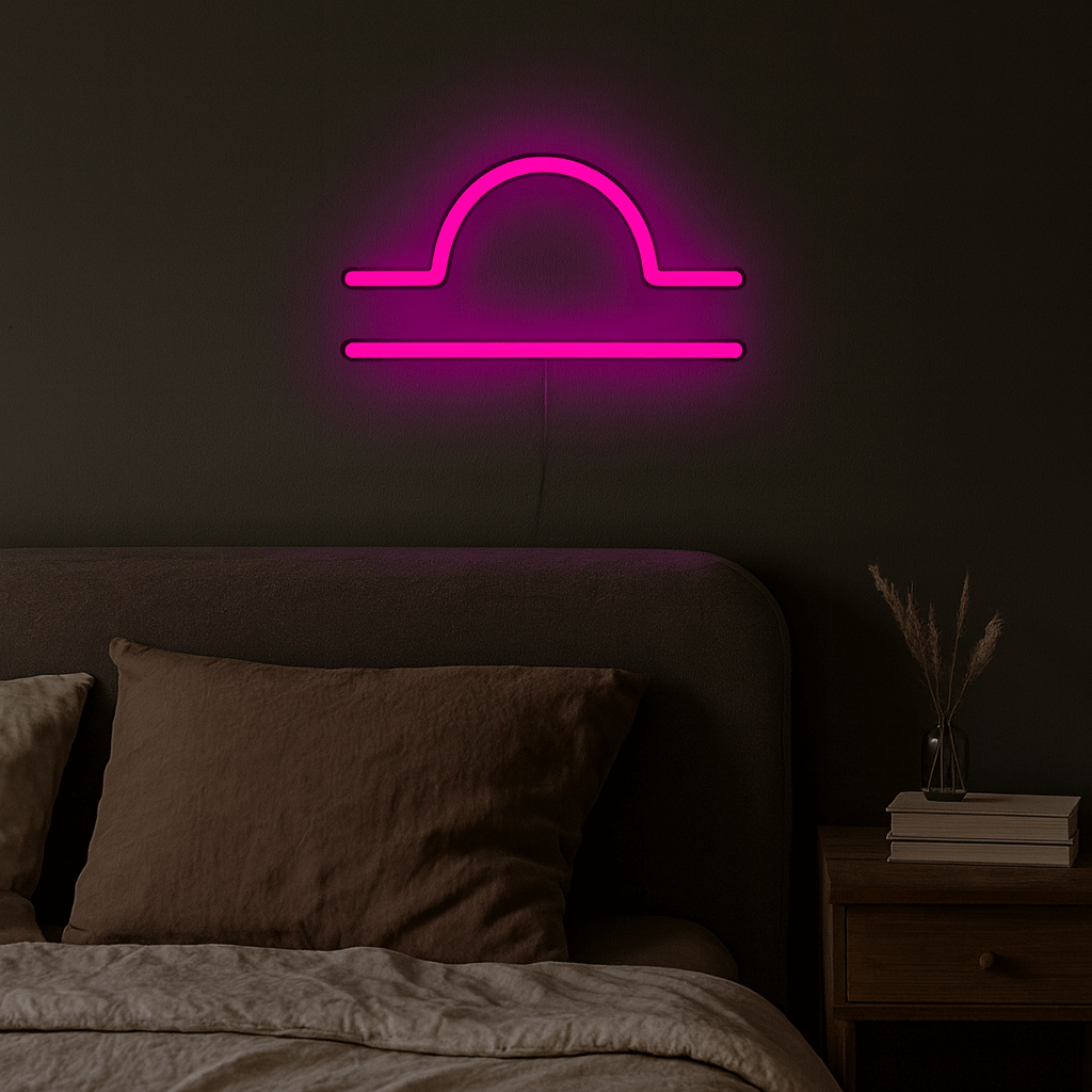 Znak Zodiaku Neon LED - Waga