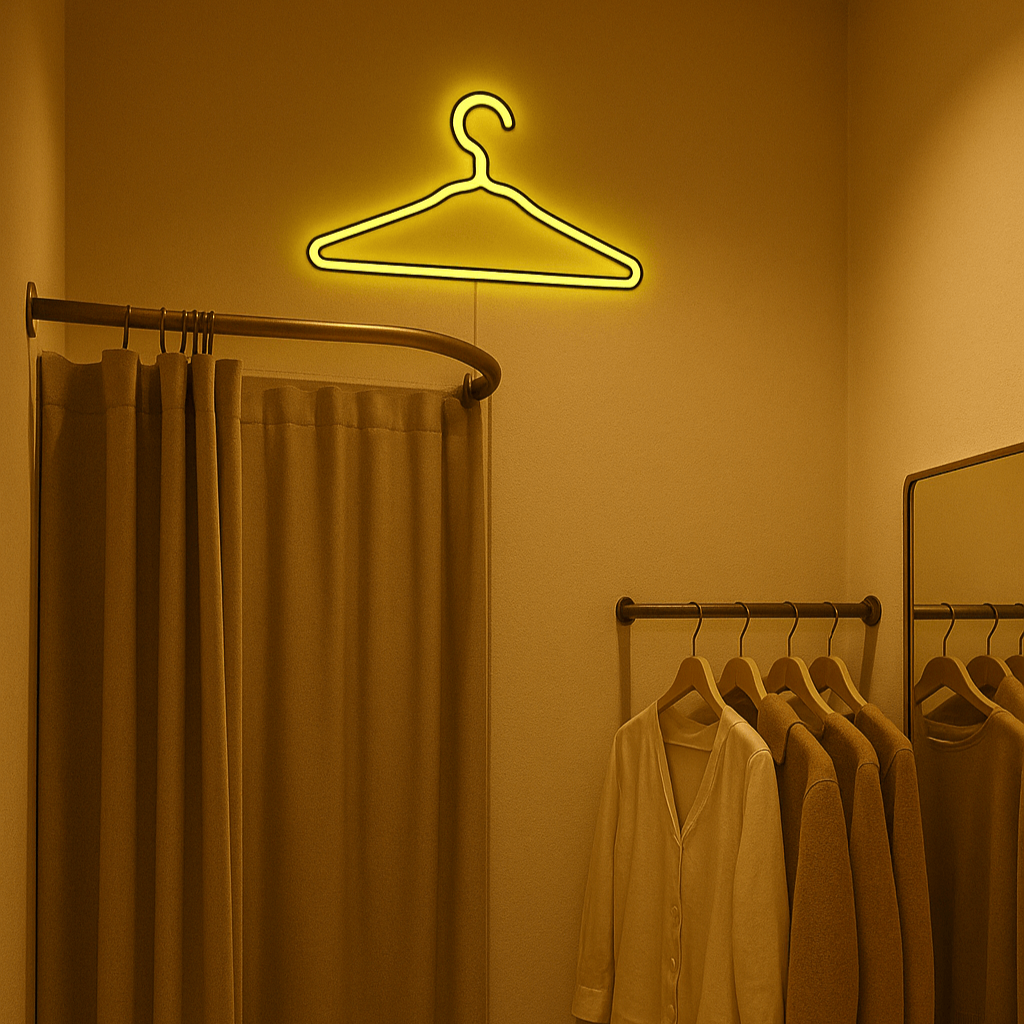 Wieszak Neon LED