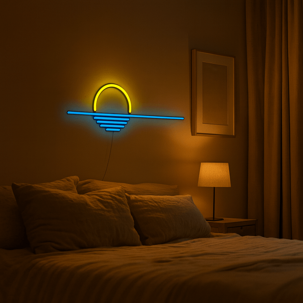 Zachód Słońca Neon LED
