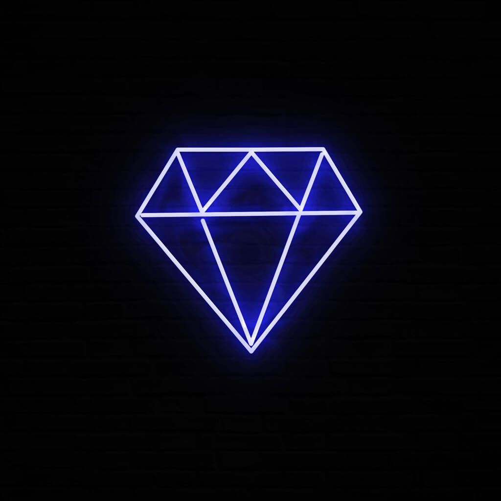 Diament Neon LED