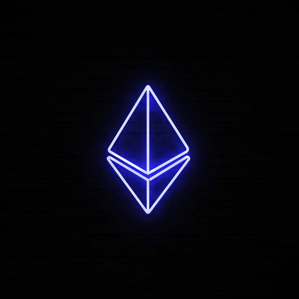 Ethereum Neon LED