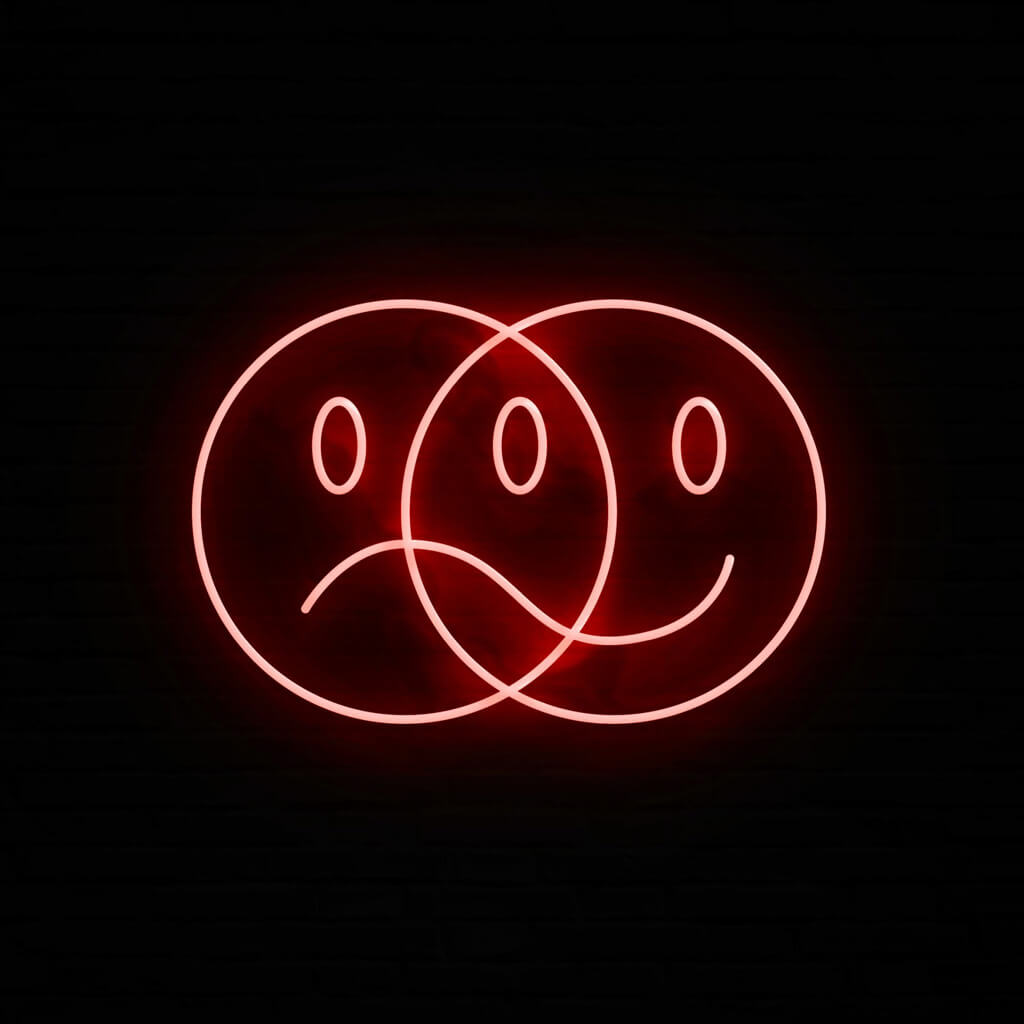 Happysad Neon LED