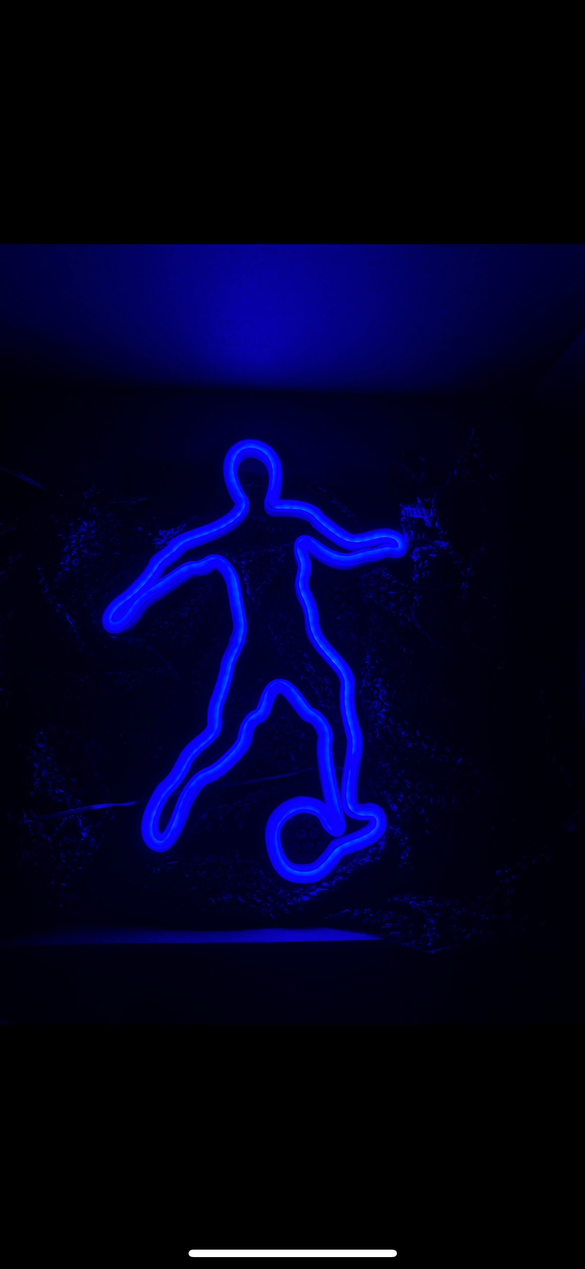 Piłkarz Neon LED