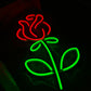 Róża Neon LED