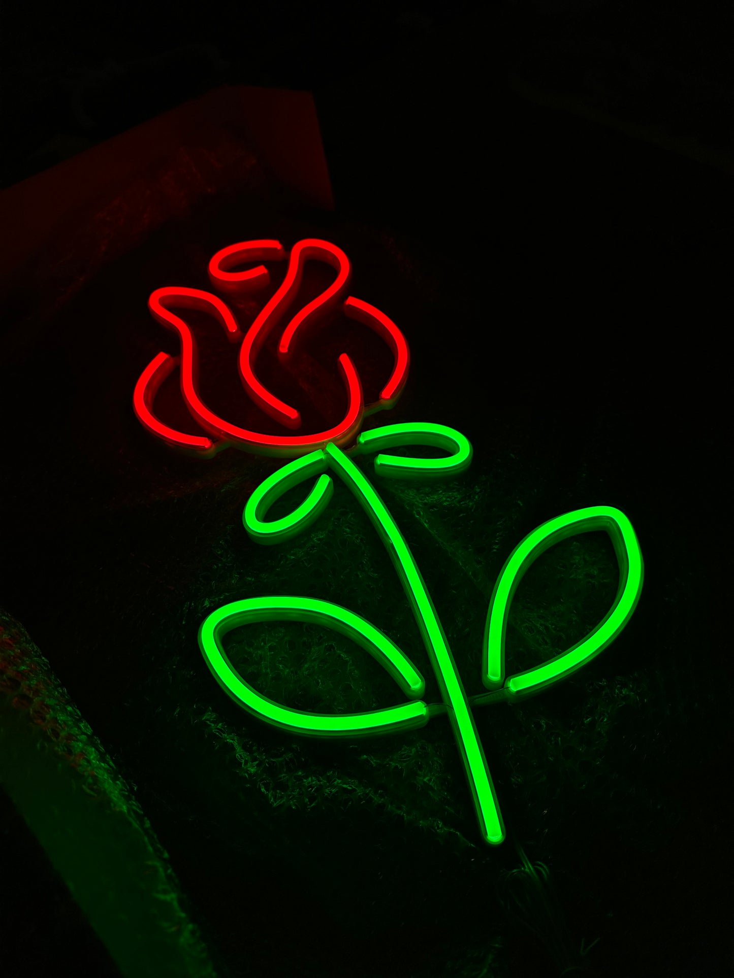 Róża Neon LED