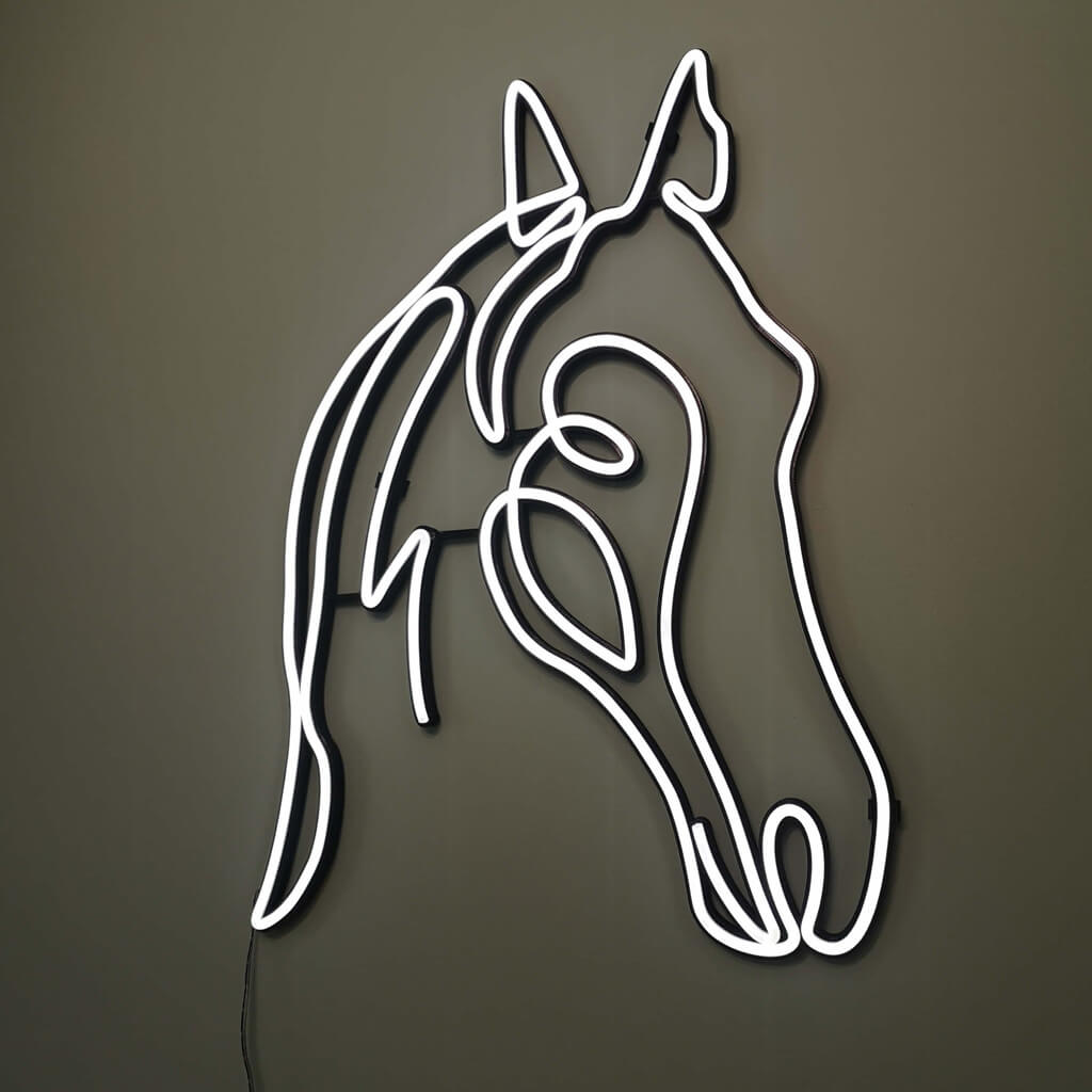Koń Neon LED