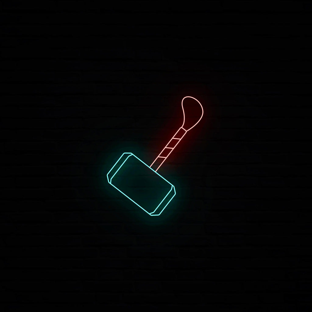 Thor - Mjolnir Neon LED