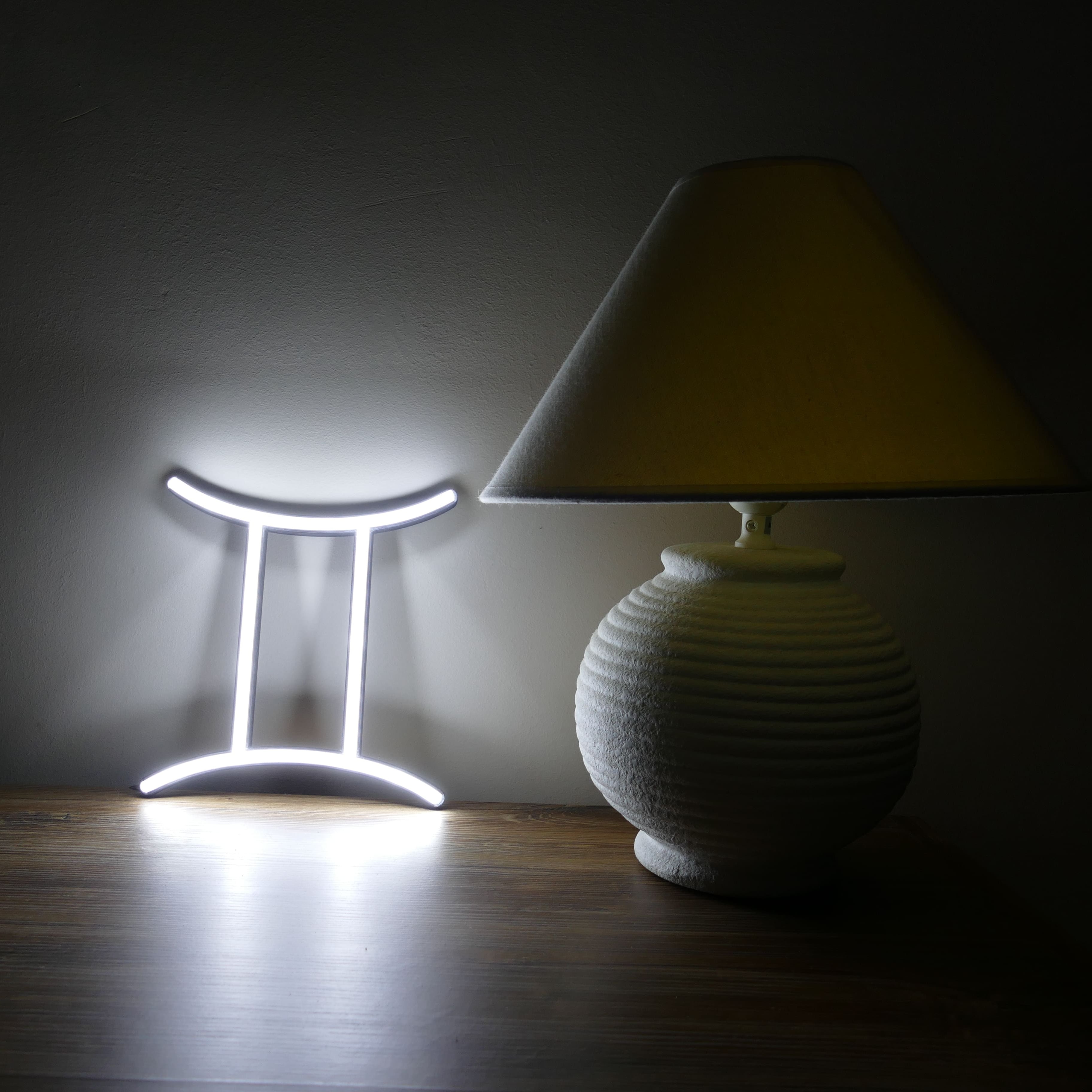 Znak Zodiaku Neon LED - Bliźnięta