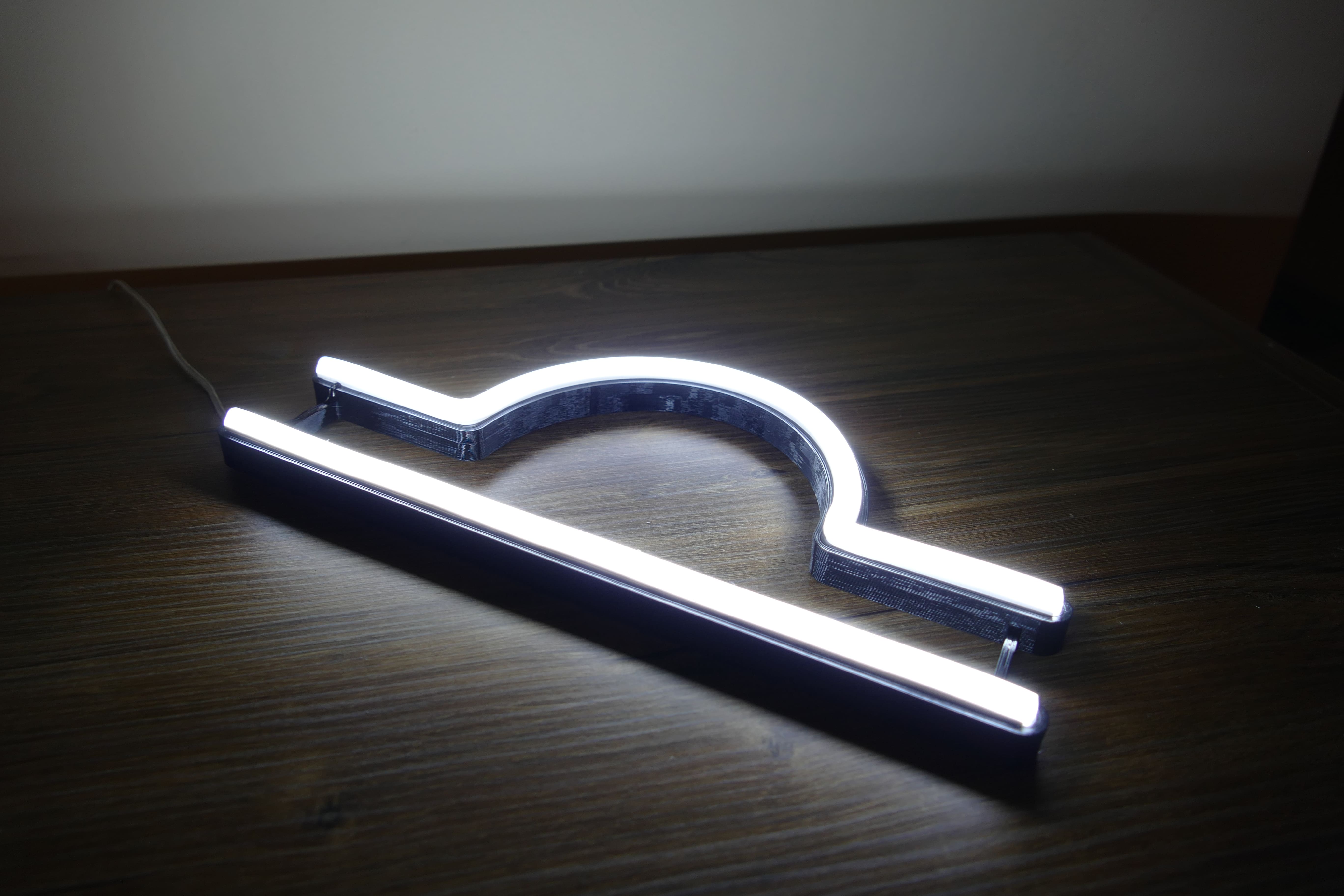 Znak Zodiaku Neon LED - Waga