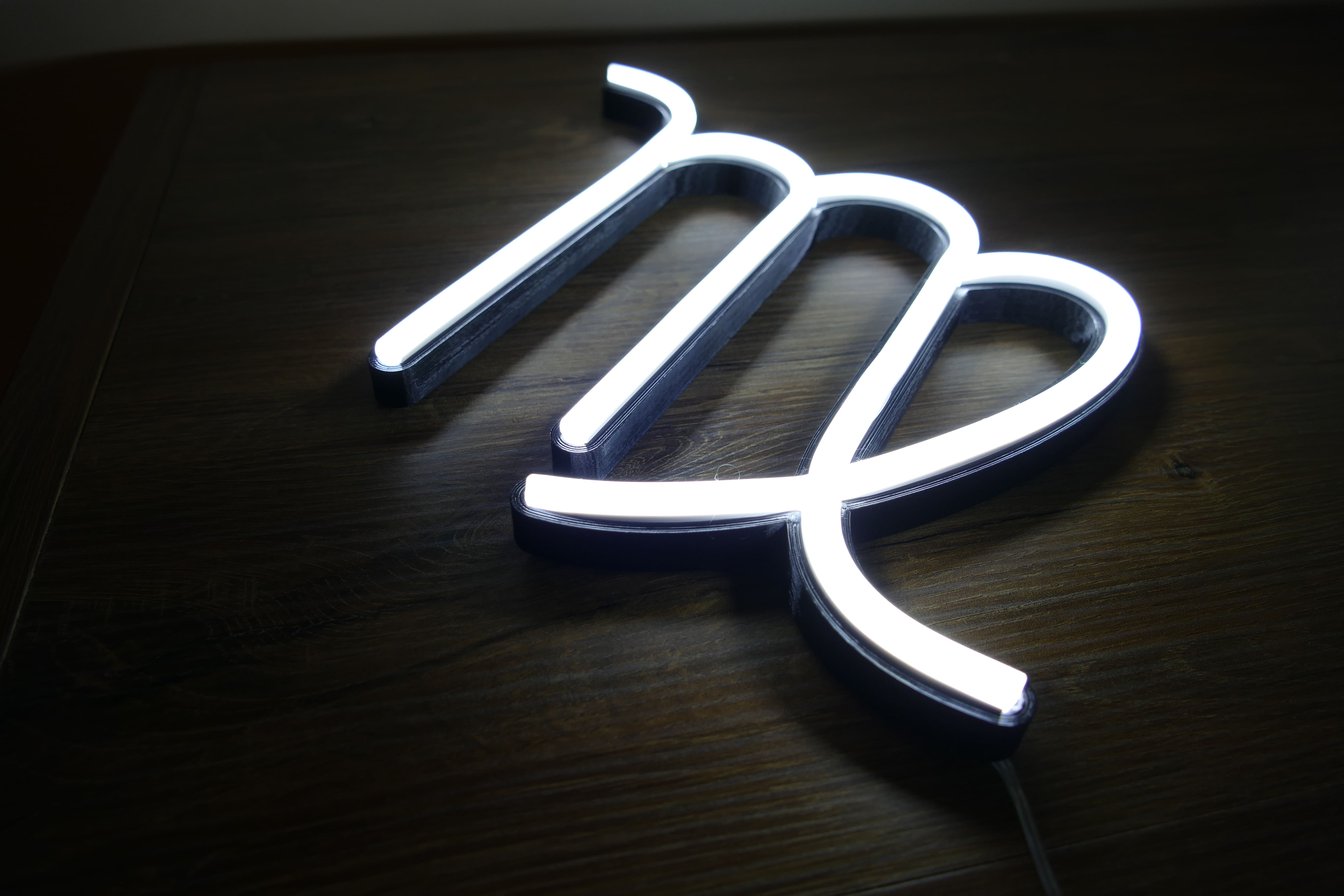 Znak Zodiaku Neon LED - Panna