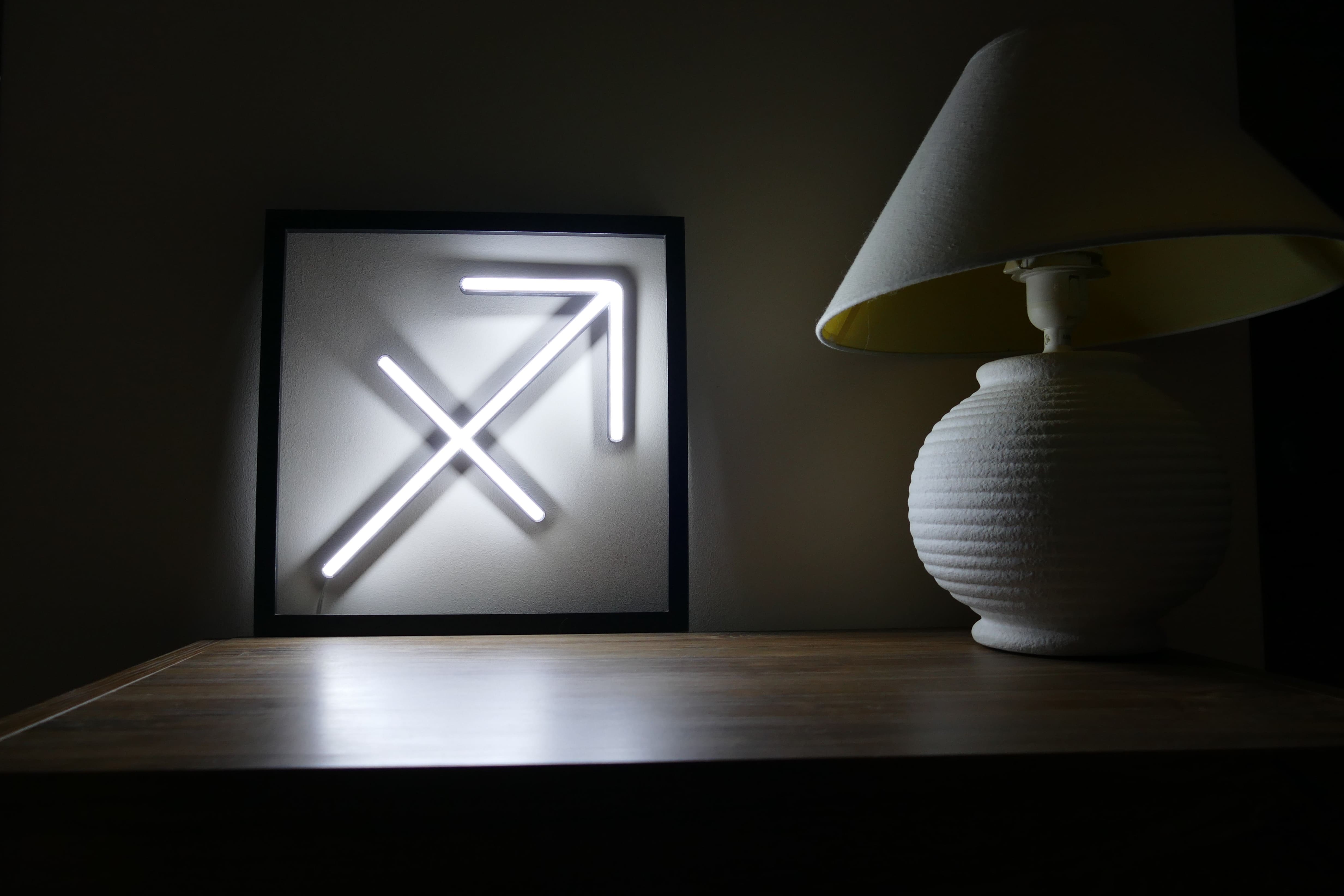 Znak Zodiaku Neon LED - Strzelec