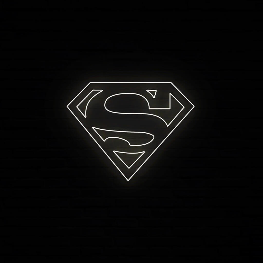 Superman Neon LED