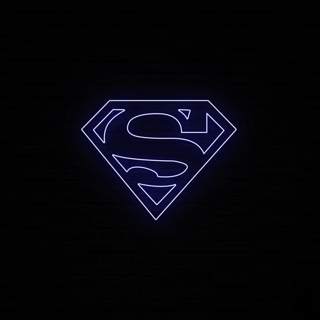 Superman Neon LED