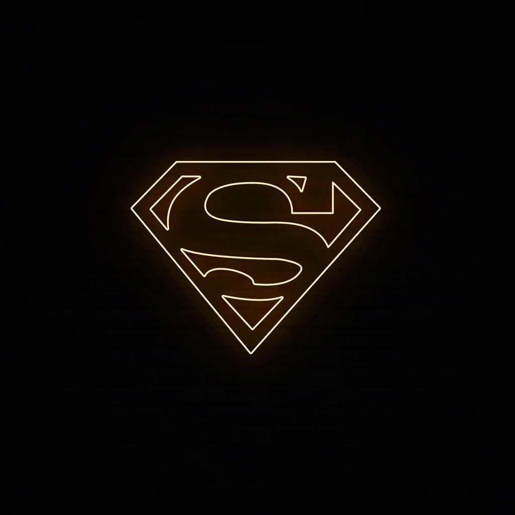 Superman Neon LED