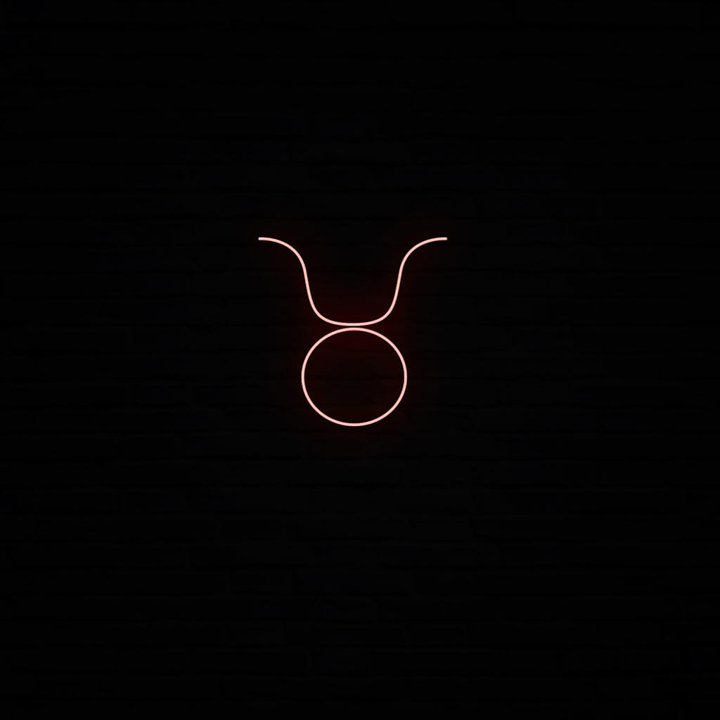 Znak Zodiaku Neon LED - Byk