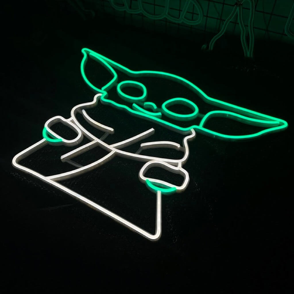 Baby Yoda Neon LED