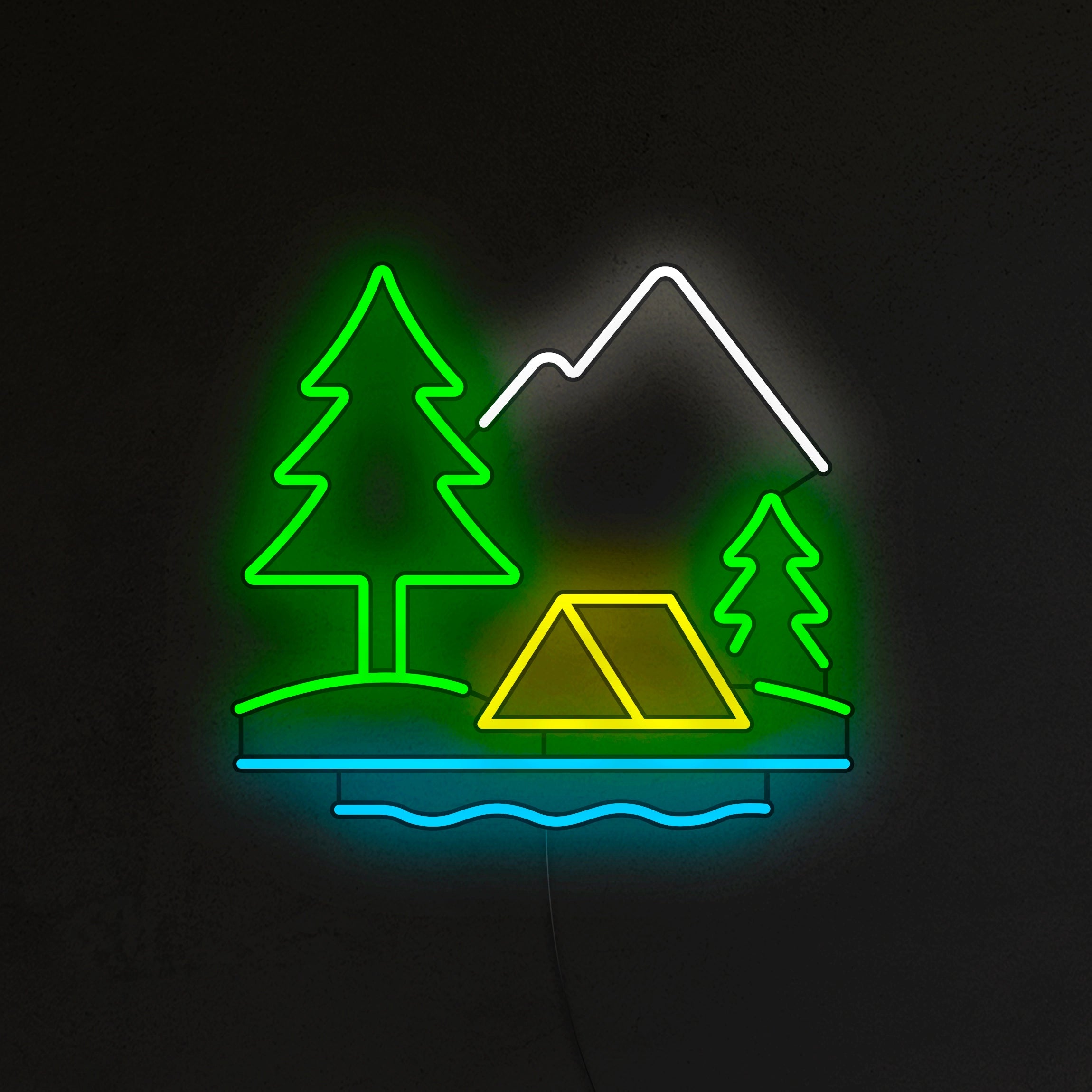 Biwak nad Jeziorem Neon LED