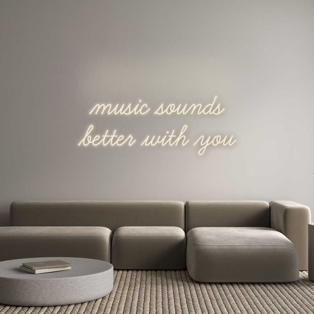 Custom Neon: music sounds
...