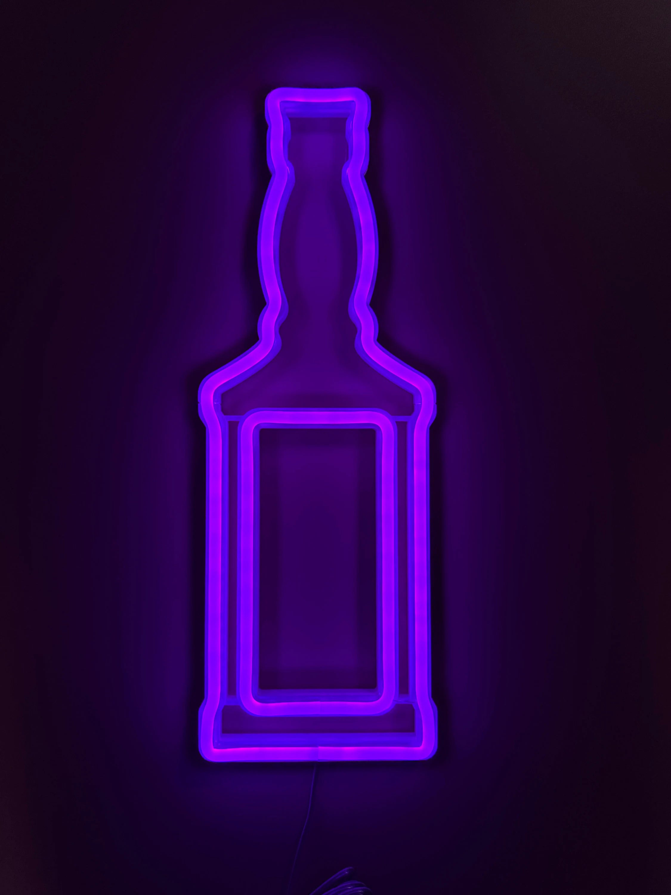 Butelka Whisky Neon LED