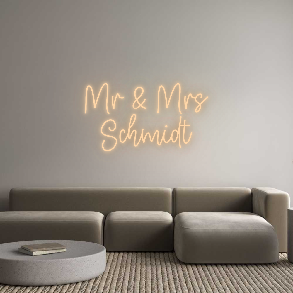 Custom Neon: Mr & Mrs
Sch...