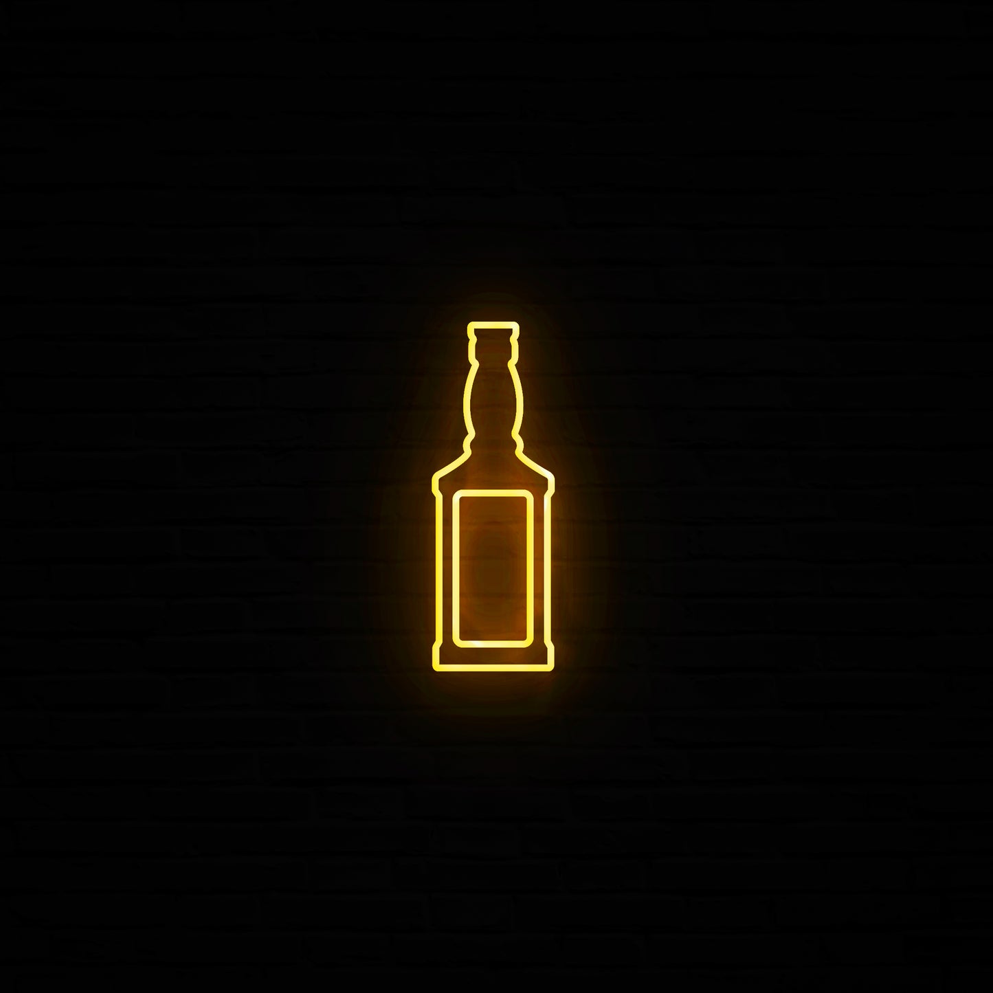 Butelka Whisky Neon LED