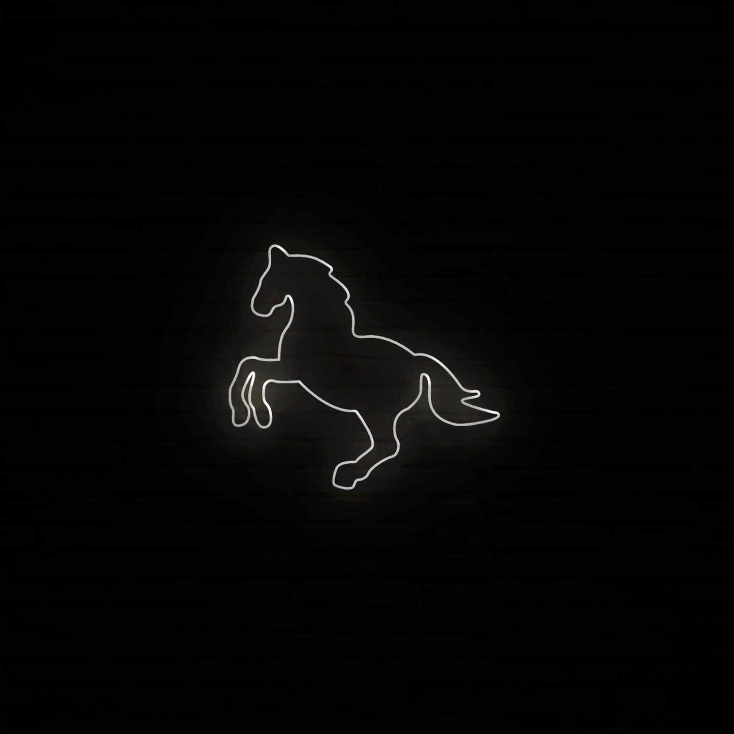 Koń Neon LED