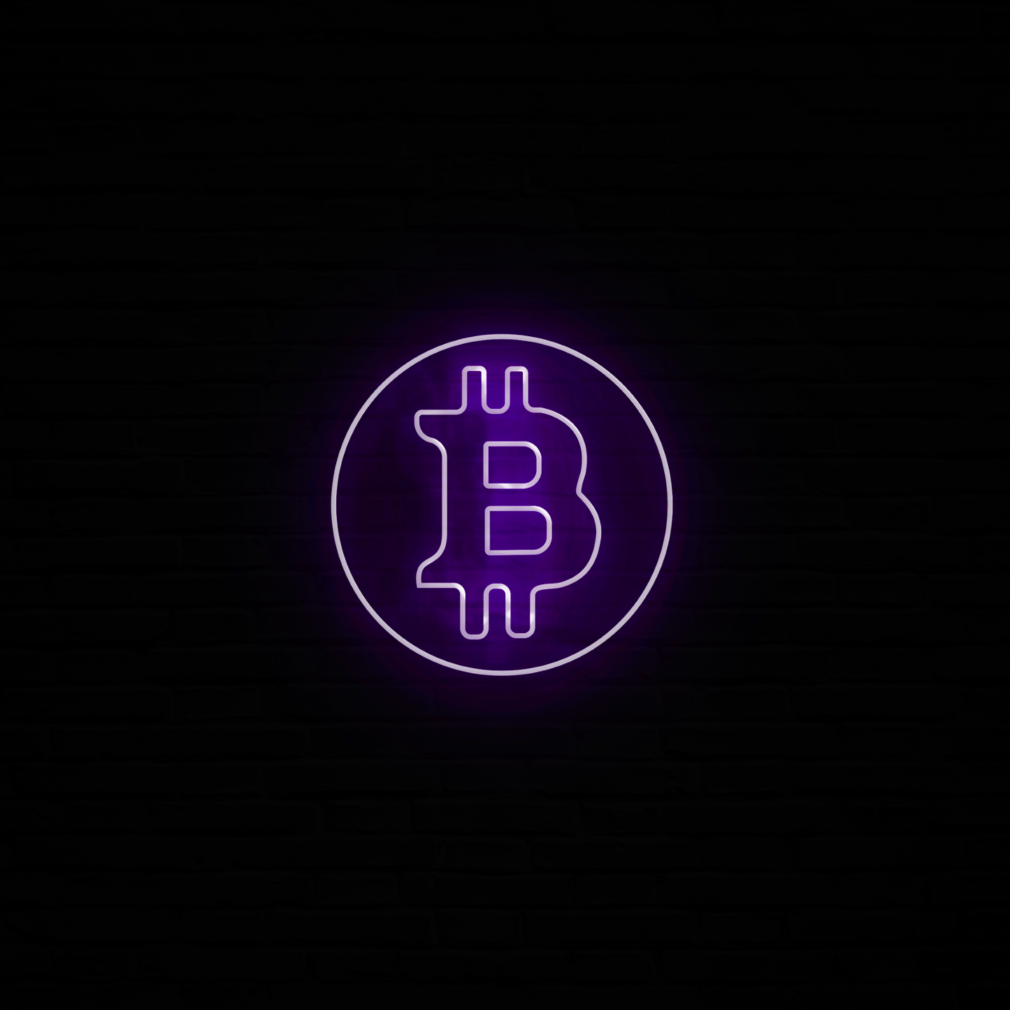 Bitcoin Neon LED