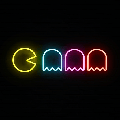 Pac-Man Neon LED